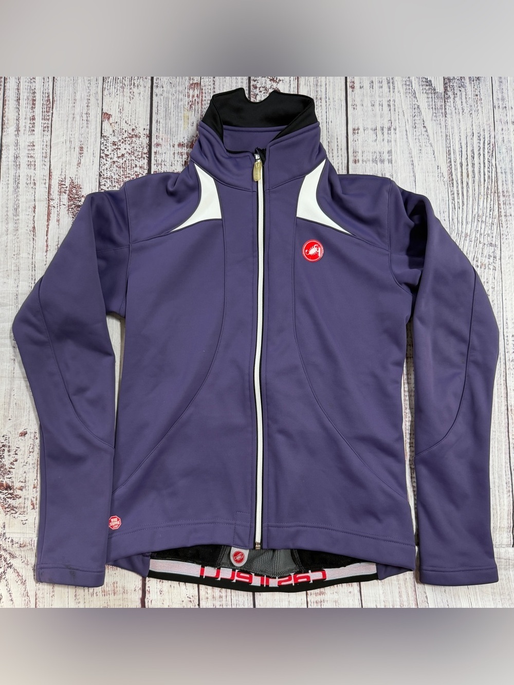 Castelli Women's Purple Windstopper Cycling Jacket Medium - Picture 2 of 9